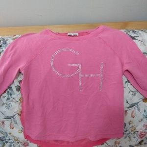 Gilly Hicks shirt with sheer back